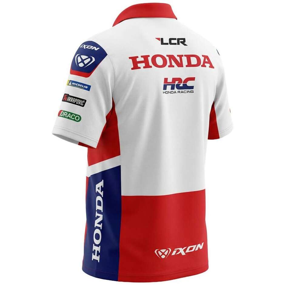 Ixon PO1 LCRP 26 LCR/HONDA Jersey Weiß Rot Blau