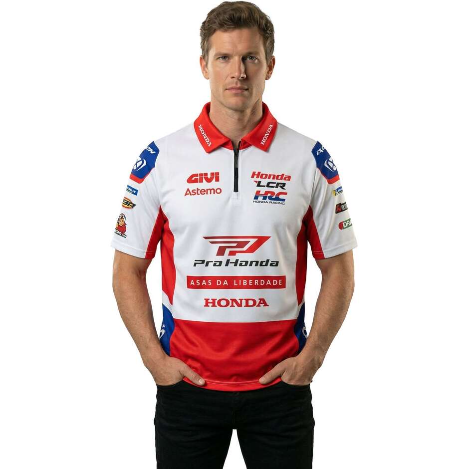 Ixon PO1 LCRP 26 LCR/HONDA Jersey Weiß Rot Blau