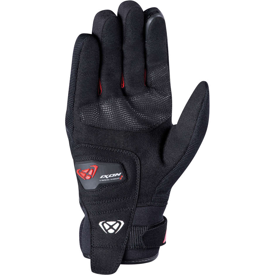 Ixon PRO BLAST Winter Motorcycle Gloves Black Red