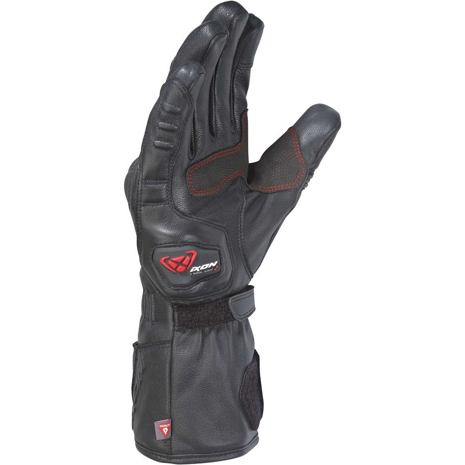Ixon PRO CONTINENTAL Leather and Fabric Motorcycle Gloves Black