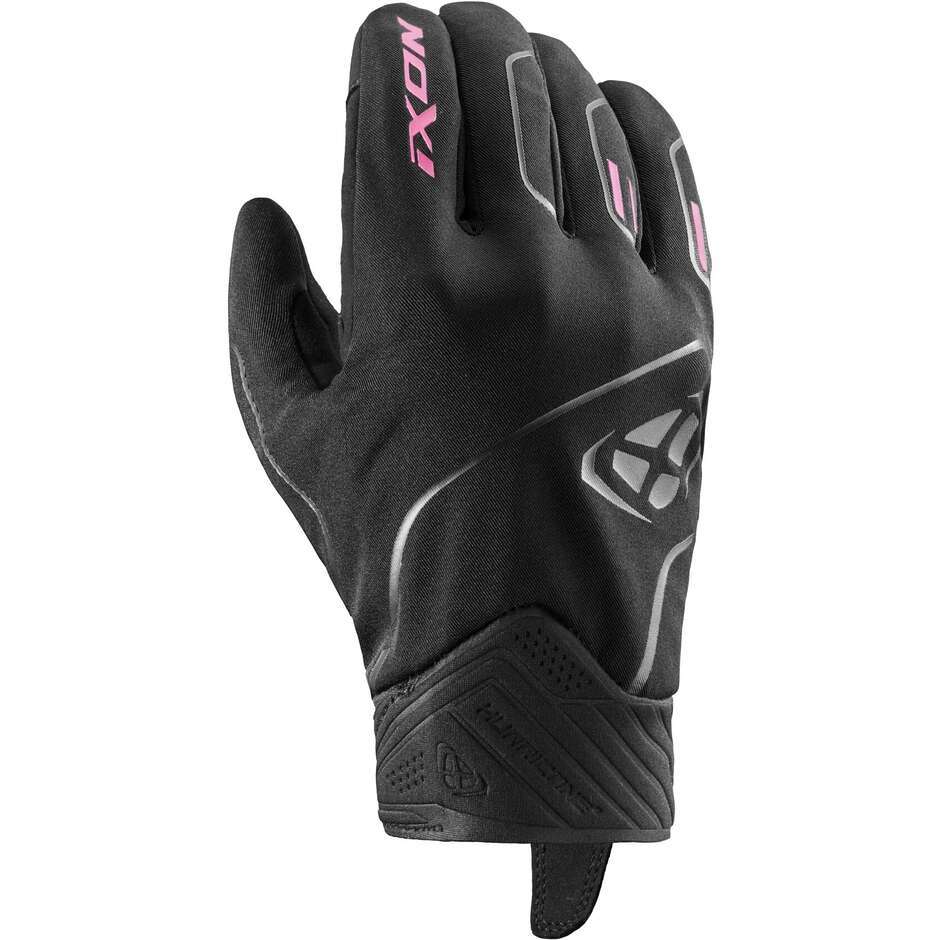 Ixon PRO HURRICANE 2 L Damen Winter-Motorradhandschuhe Schwarz Fuchsia