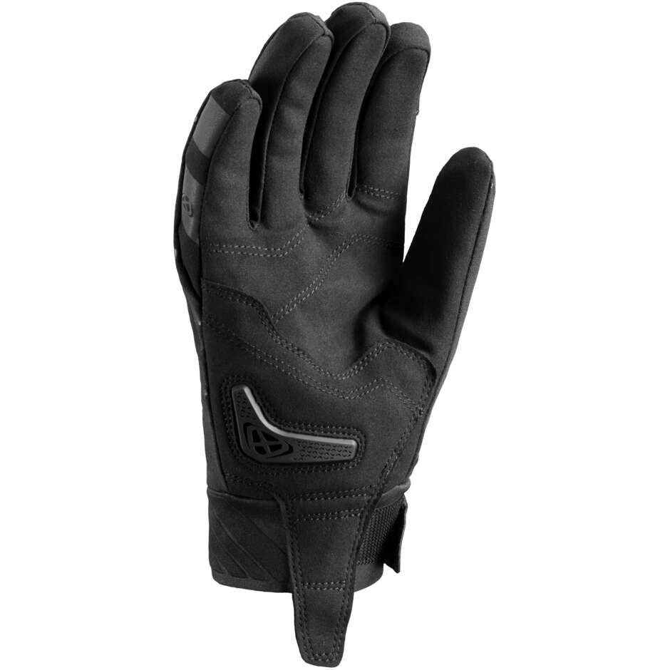 Ixon PRO HURRICANE 2 L Damen Winter-Motorradhandschuhe Schwarz Fuchsia