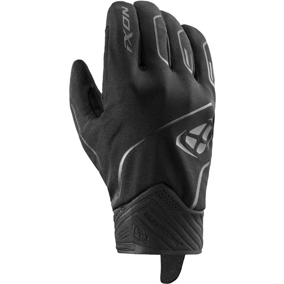Ixon PRO HURRICANE 2 L Schwarze Damen-Winter-Motorradhandschuhe