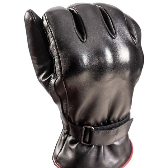 Ixon PRO NODD LADY Motorcycle Custom Leather Waterproof Gloves Black
