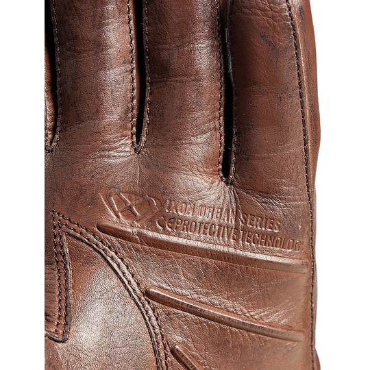 Ixon PRO NODD LADY Women Custom Leather Motorcycle Gloves Brown