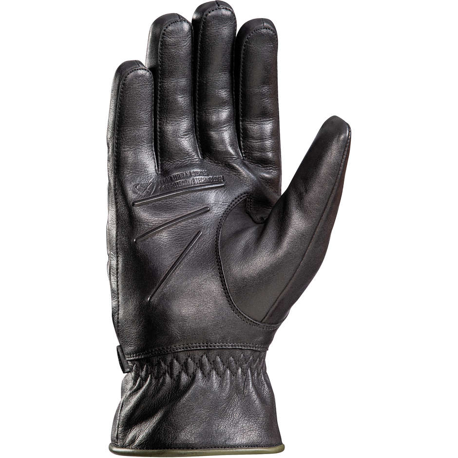 Ixon PRO NODD Waterproof Custom Leather Motorcycle Gloves Black
