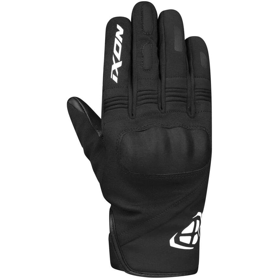 Ixon PRO OSLO Winter Motorcycle Gloves Black White