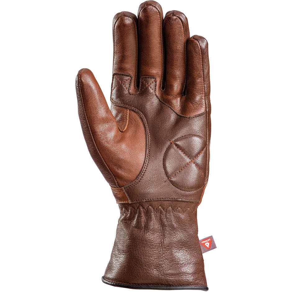Ixon PRO RANDALL Lady Custom Leather Motorcycle Gloves Lady Brown