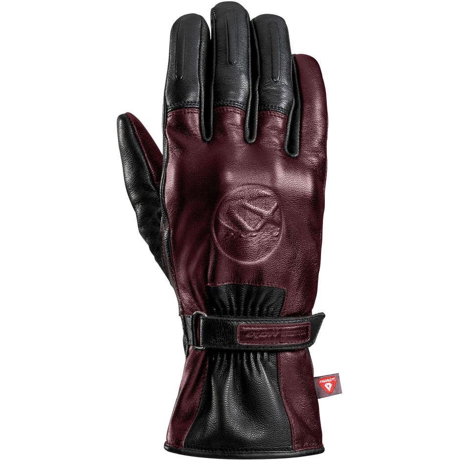 Ixon PRO RANDALL Women's Motorcycle Gloves in Custom Leather Waterproof Lady Bordò
