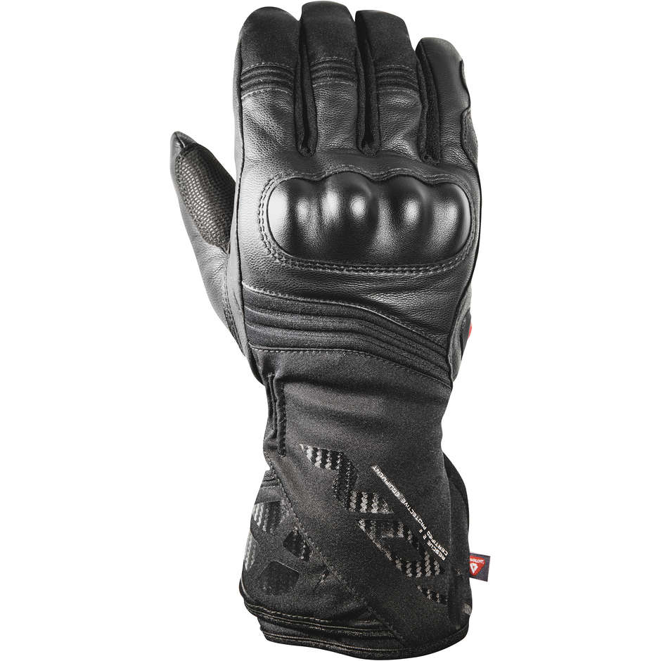 Ixon PRO RESCUE 2 Winter Leather Motorcycle Gloves Black