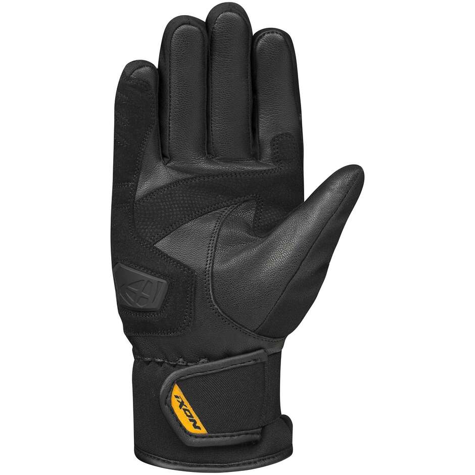 Ixon PRO RUSSEL 2 L Black Gold Winter Motorcycle Gloves