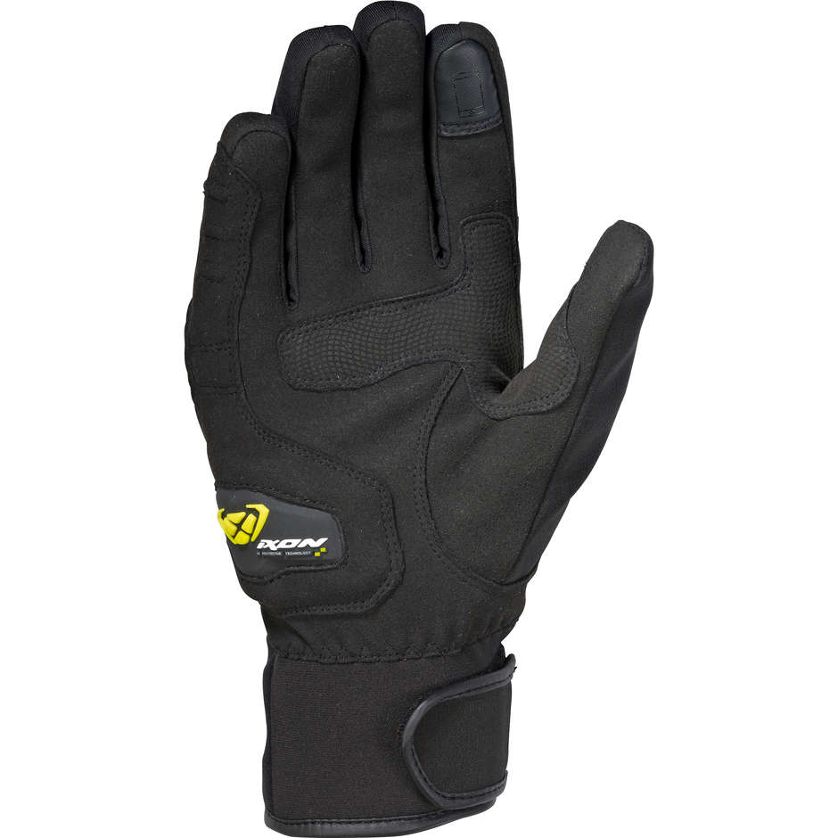 Ixon PRO RUSSEL Waterproof Motorcycle Gloves Black Yellow