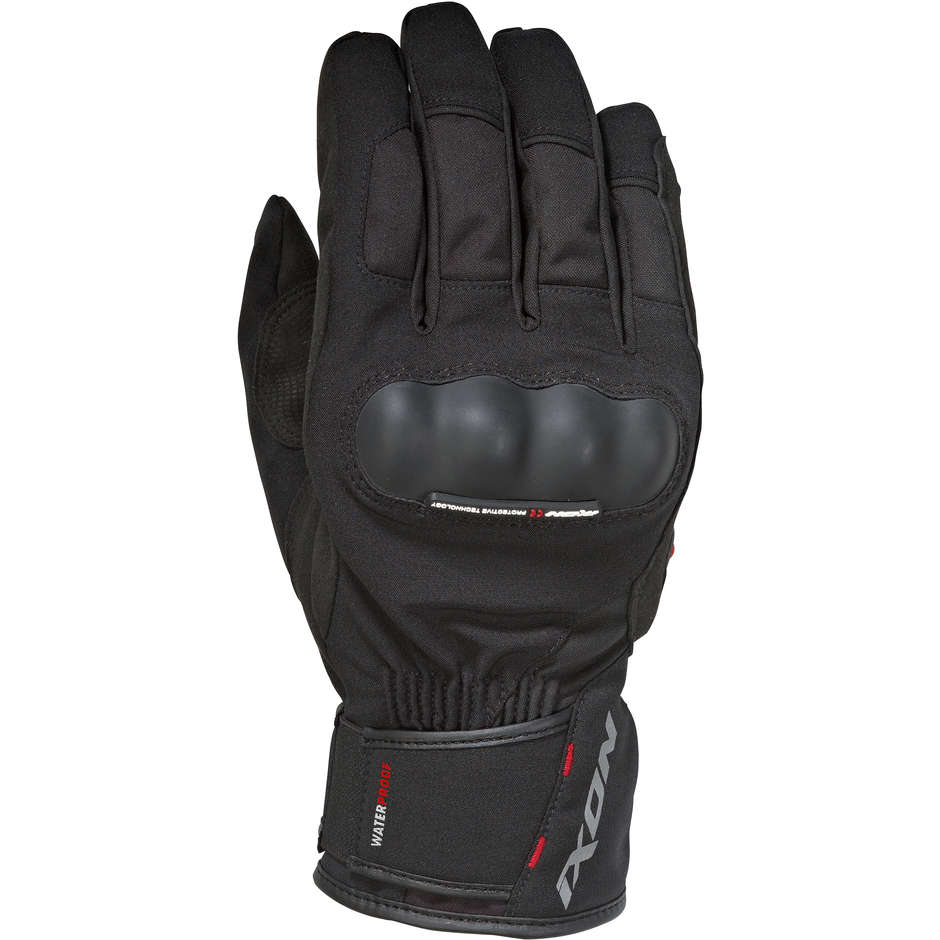 Ixon PRO RUSSEL Waterproof Motorcycle Gloves Black