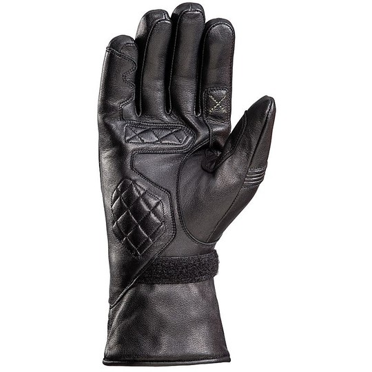 Ixon PRO VEGA Black Custom Leather Motorcycle Gloves