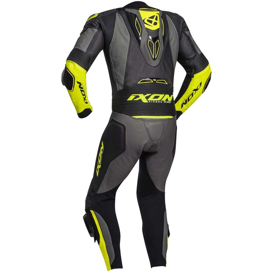 Ixon Professional Full Suit VENDETTA EVO Black Anthracite Yellow