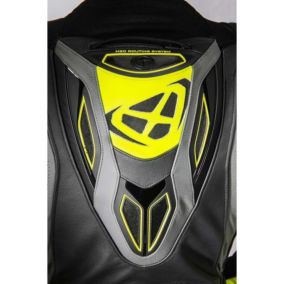 Ixon Professional Full Suit VENDETTA EVO Black Anthracite Yellow