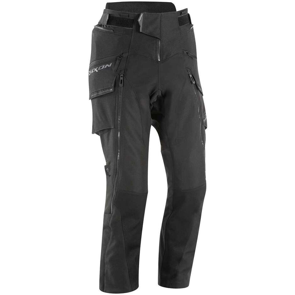 Ixon RAGNAR PT 3 in 1 Fabric Motorcycle Pants. Black