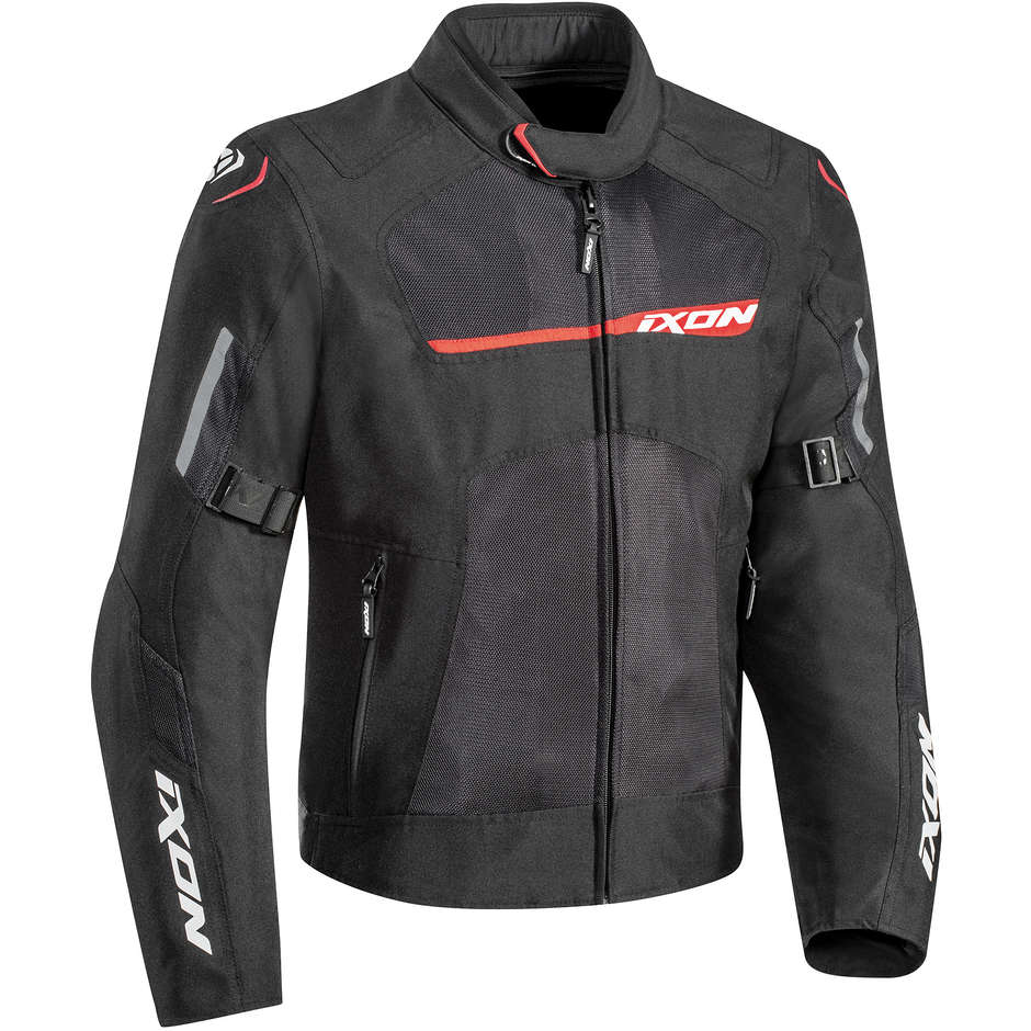 Ixon Raptor 3 Layer Fabric Motorcycle Jacket Black Red For Sale Online ...