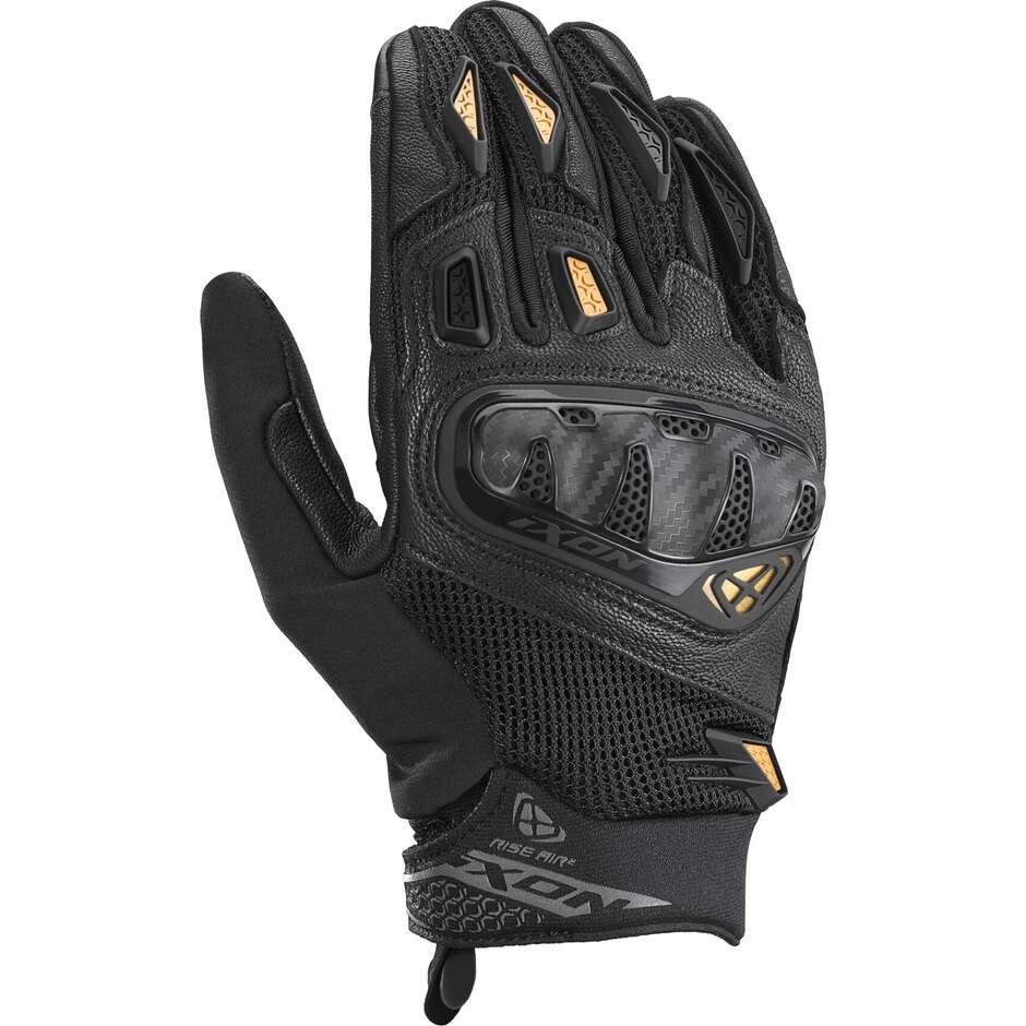 Ixon RISE AIR 2 L Women's Motorcycle Gloves Black Gold