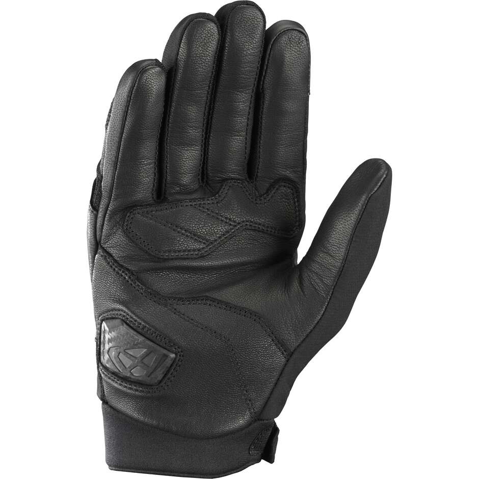 Ixon RISE AIR 2 Leather Motorcycle Gloves Black
