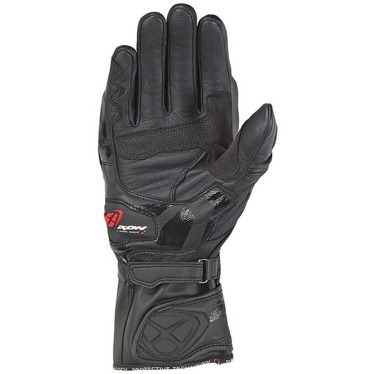 Ixon RS Circuit 2 Moto Racing Gloves In Black Leather