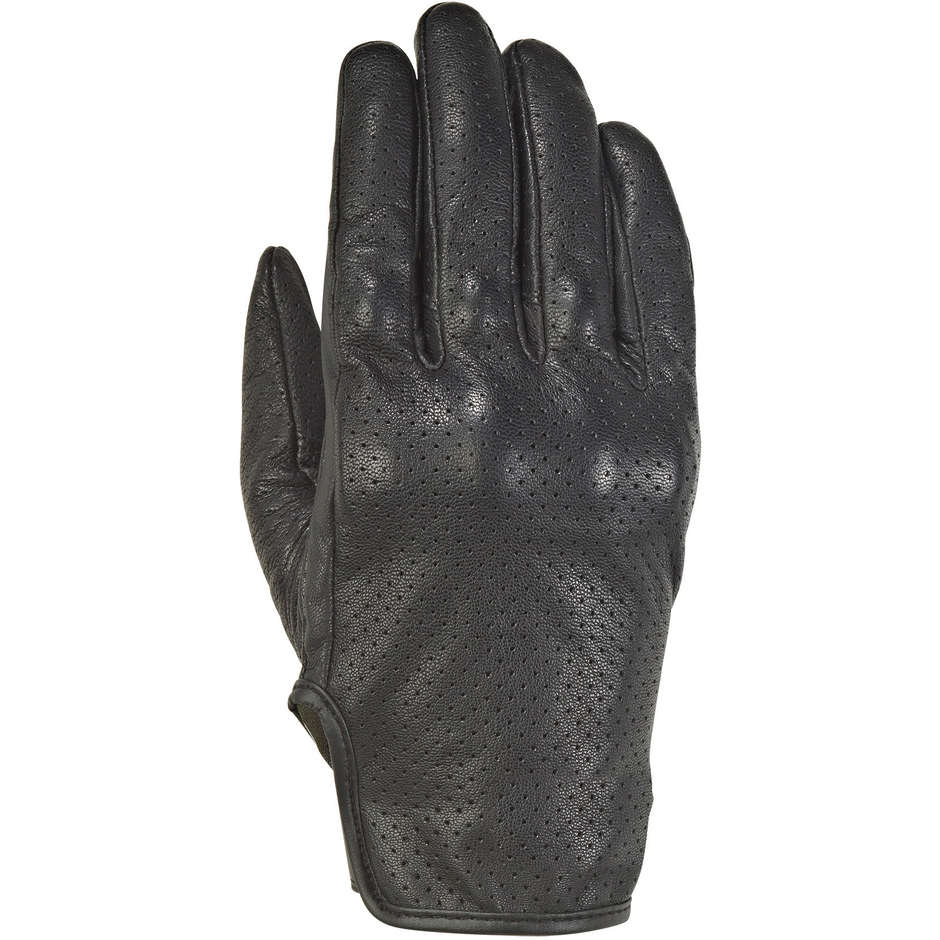 Ixon RS Cruise Air 2 Summer Motorcycle Gloves Black Leather