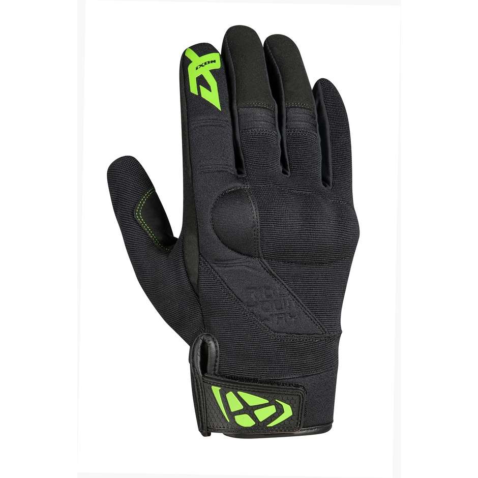 Ixon RS DELTA Black Green Summer Motorcycle Gloves