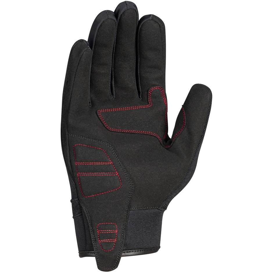 Ixon RS DELTA Black Red White Summer Motorcycle Gloves