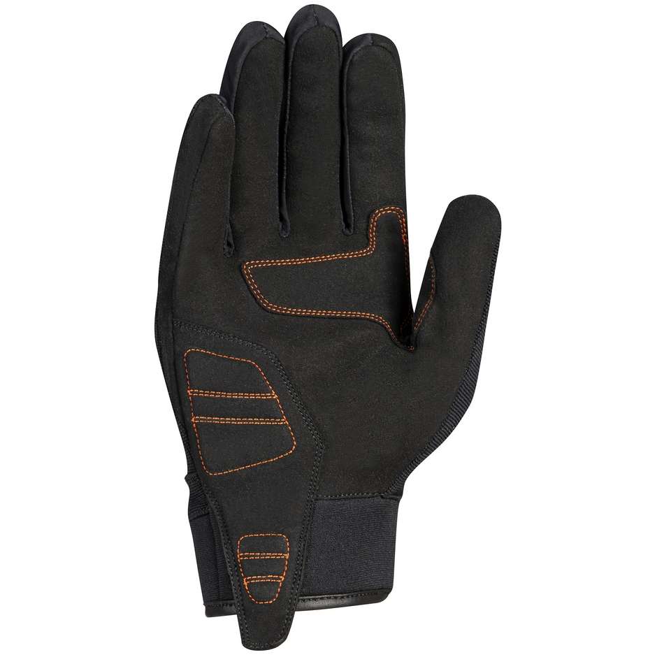 Ixon RS DELTA Summer Motorcycle Gloves Black Orange