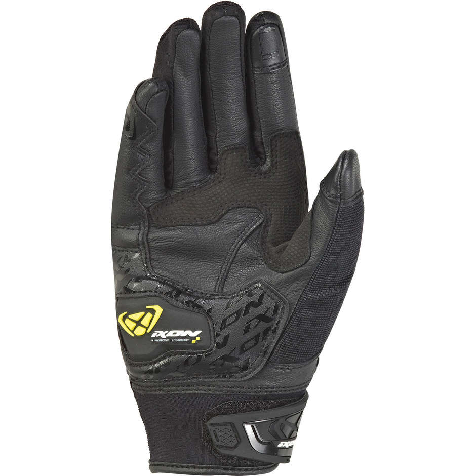 Ixon RS Grip 2 Lady Summer Motorcycle Gloves In Black Leather and Fabric