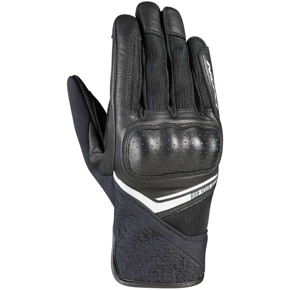 Ixon RS LAUNCH LADY Summer Woman Motorcycle Glove Black Silver
