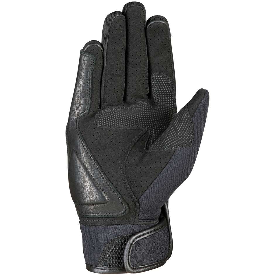 Ixon RS LAUNCH LADY Summer Woman Motorcycle Glove Black Silver