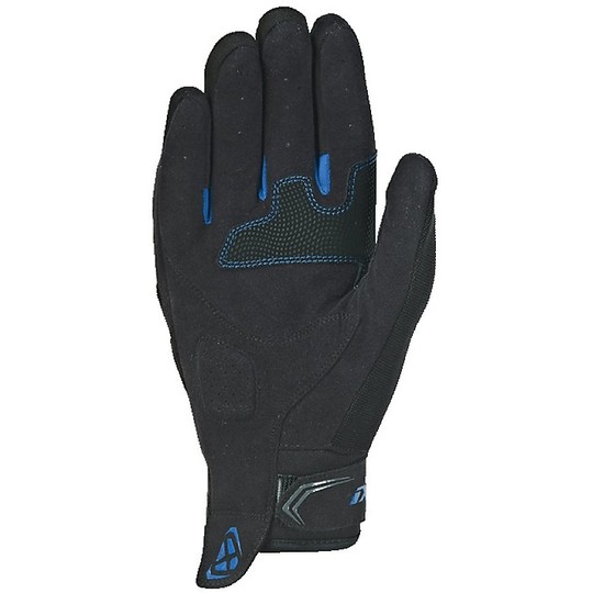 Ixon RS Loop 2 Sommer Motorrad Handschuhe In Schwarz Blau Stoff