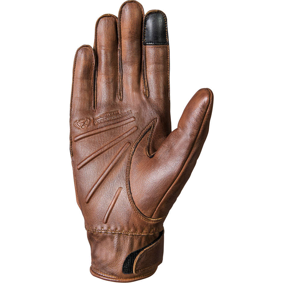 Ixon RS NIZO Lady Camel Custom Leather Motorcycle Gloves for Women