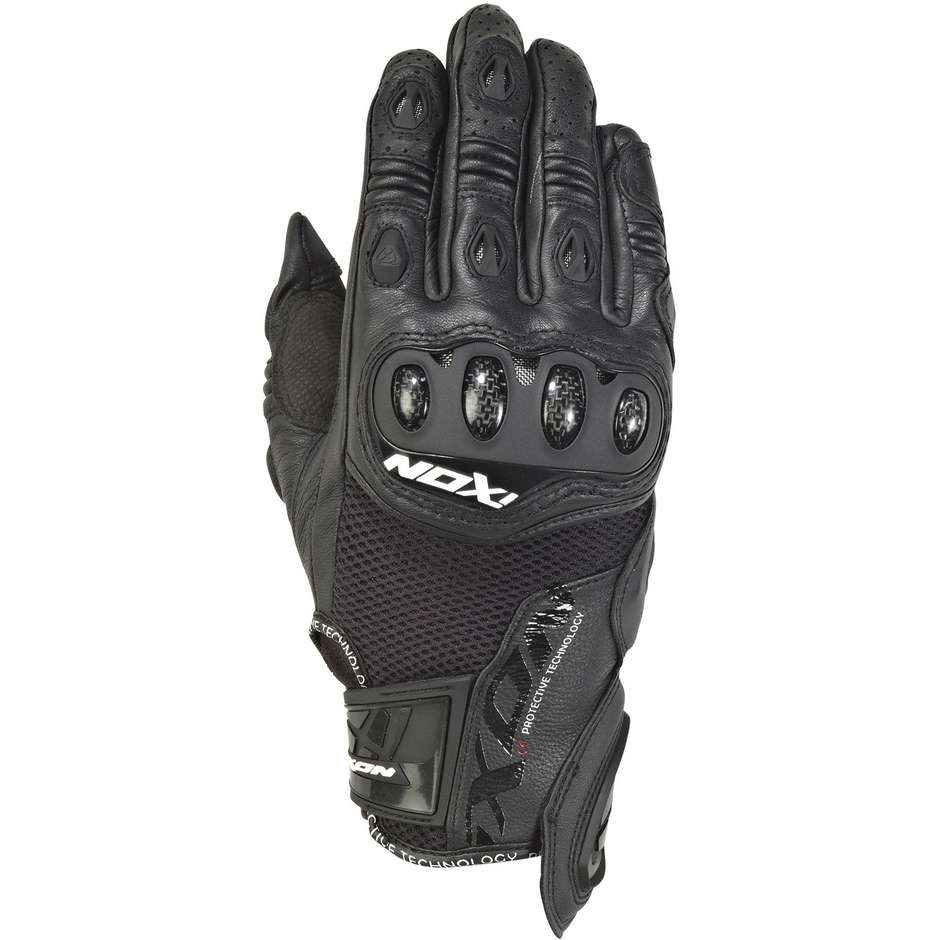 Ixon RS Recall Lady Motorcycle Gloves In Black Leather and Fabric