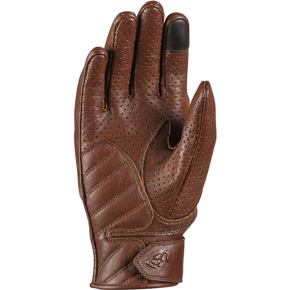 Ixon RS SUN 2 Air Lady Brown Leather Motorcycle Gloves