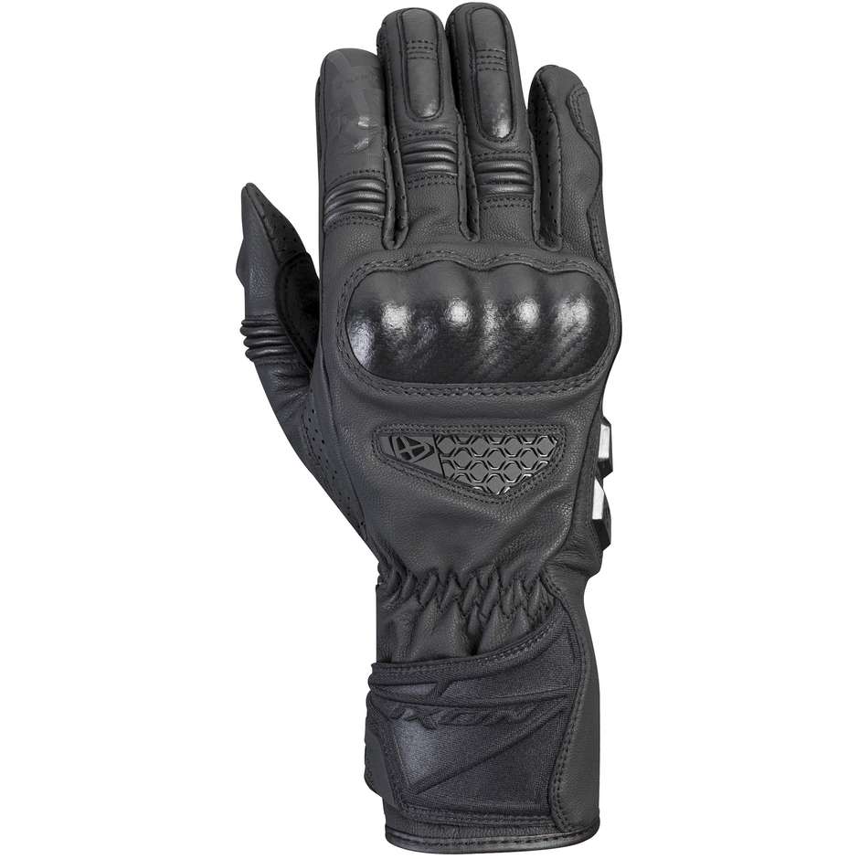 Ixon RS TANGO Leather Motorcycle Glove Black