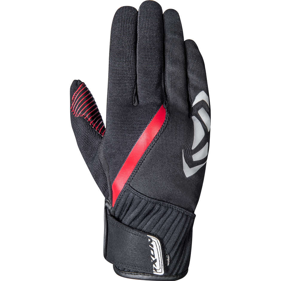 Ixon RS WHEELIE Lady Summer Fabric Motorcycle Gloves Black Red