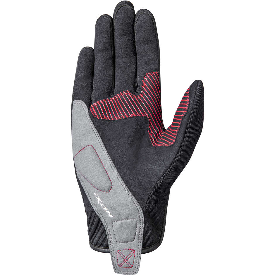 Ixon RS WHEELIE Lady Summer Fabric Motorcycle Gloves Black Red