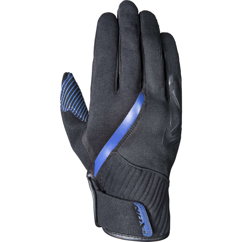 Ixon RS WHEELIE Summer Fabric Motorcycle Gloves Black Blue
