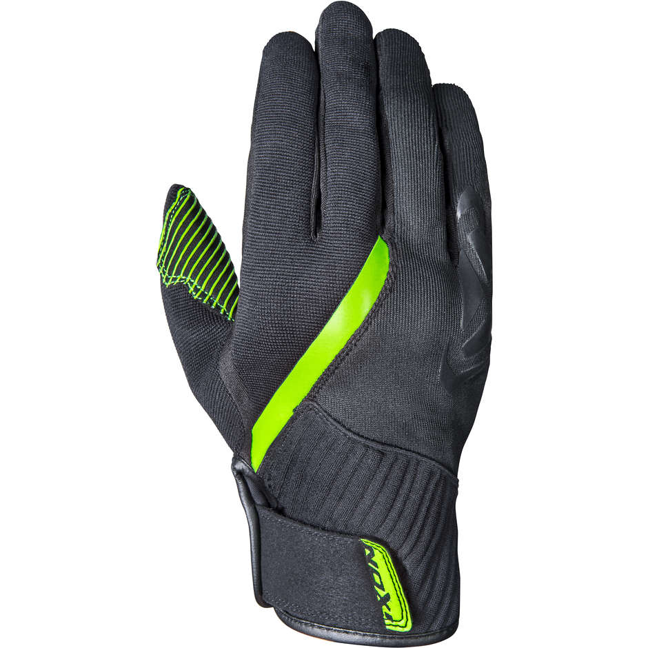Ixon RS WHEELIE Summer Fabric Motorcycle Gloves Black Green