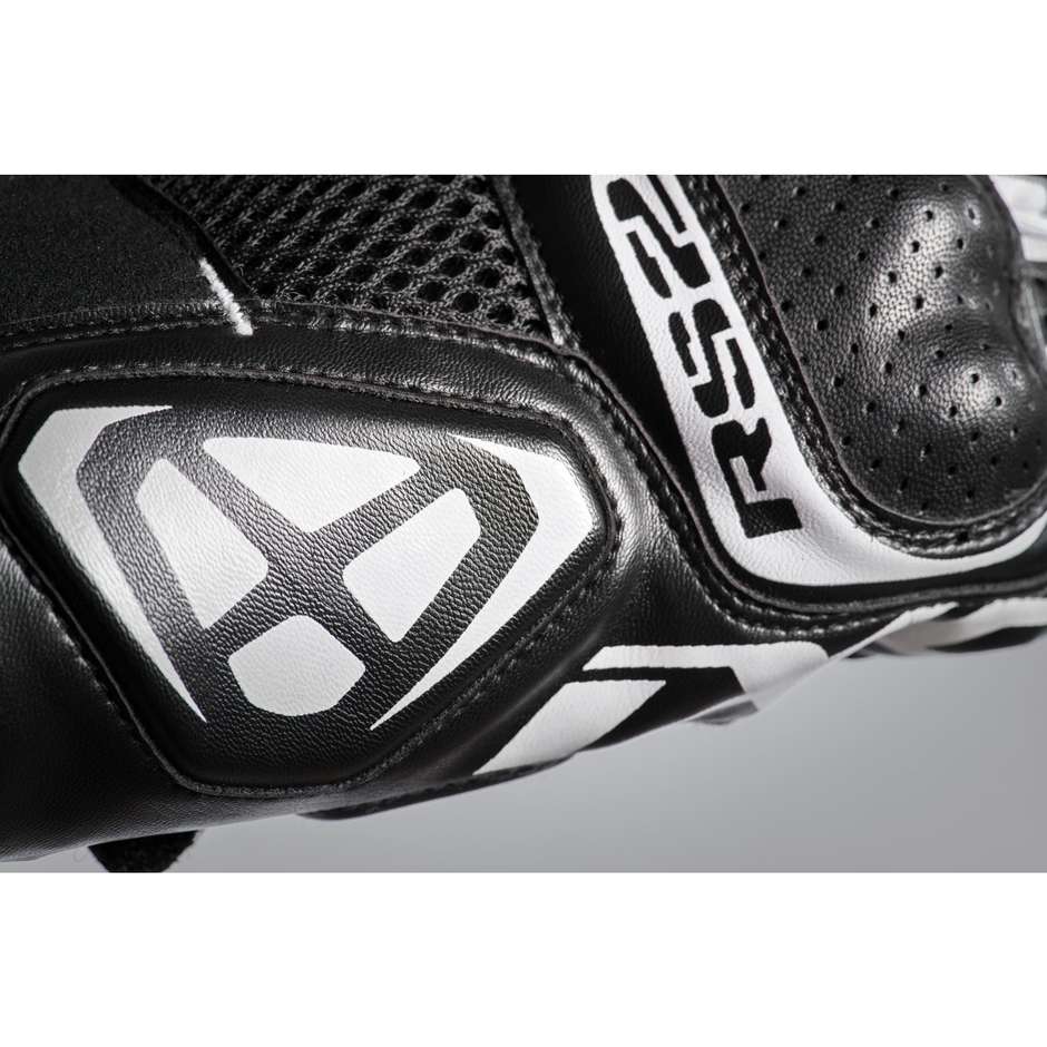 Ixon RS2 Gants de moto sport d'été noir blanc
