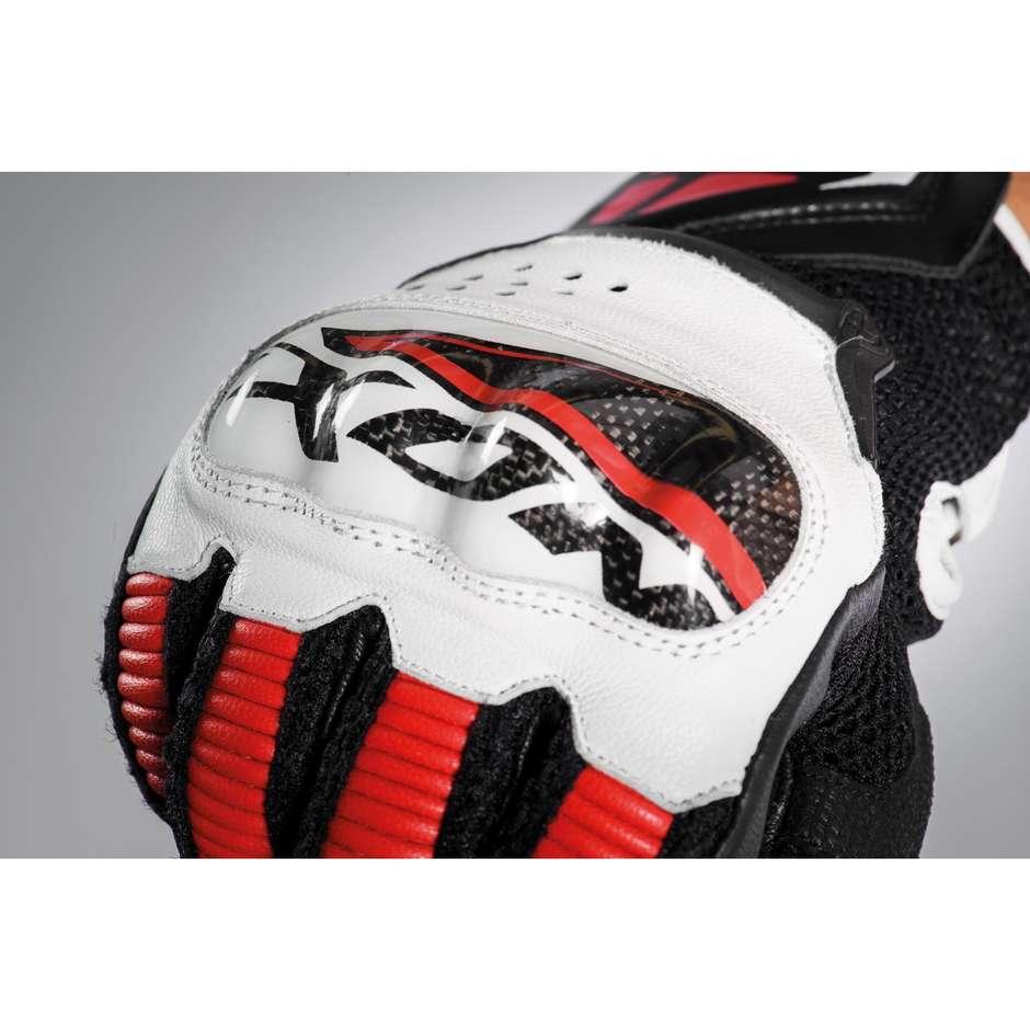 Ixon RS4 AIR Black Red White Summer Sport Motorcycle Gloves