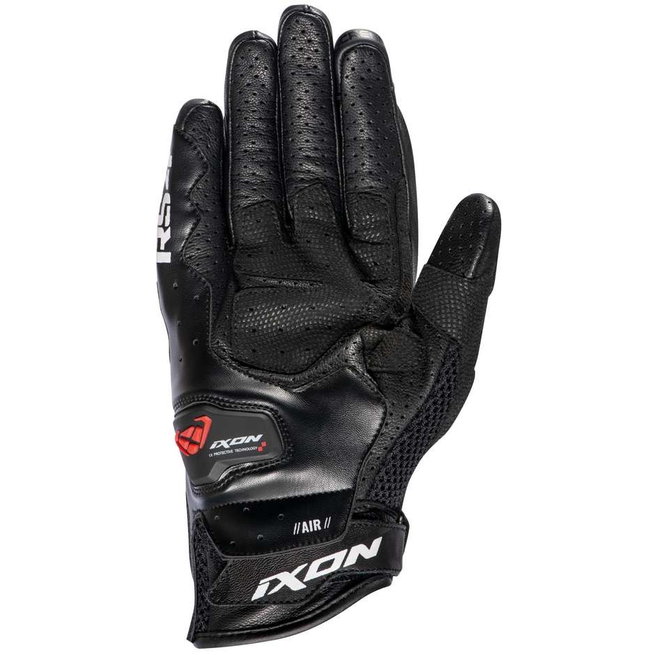 Ixon RS4 AIR Black White Summer Sport Motorcycle Gloves
