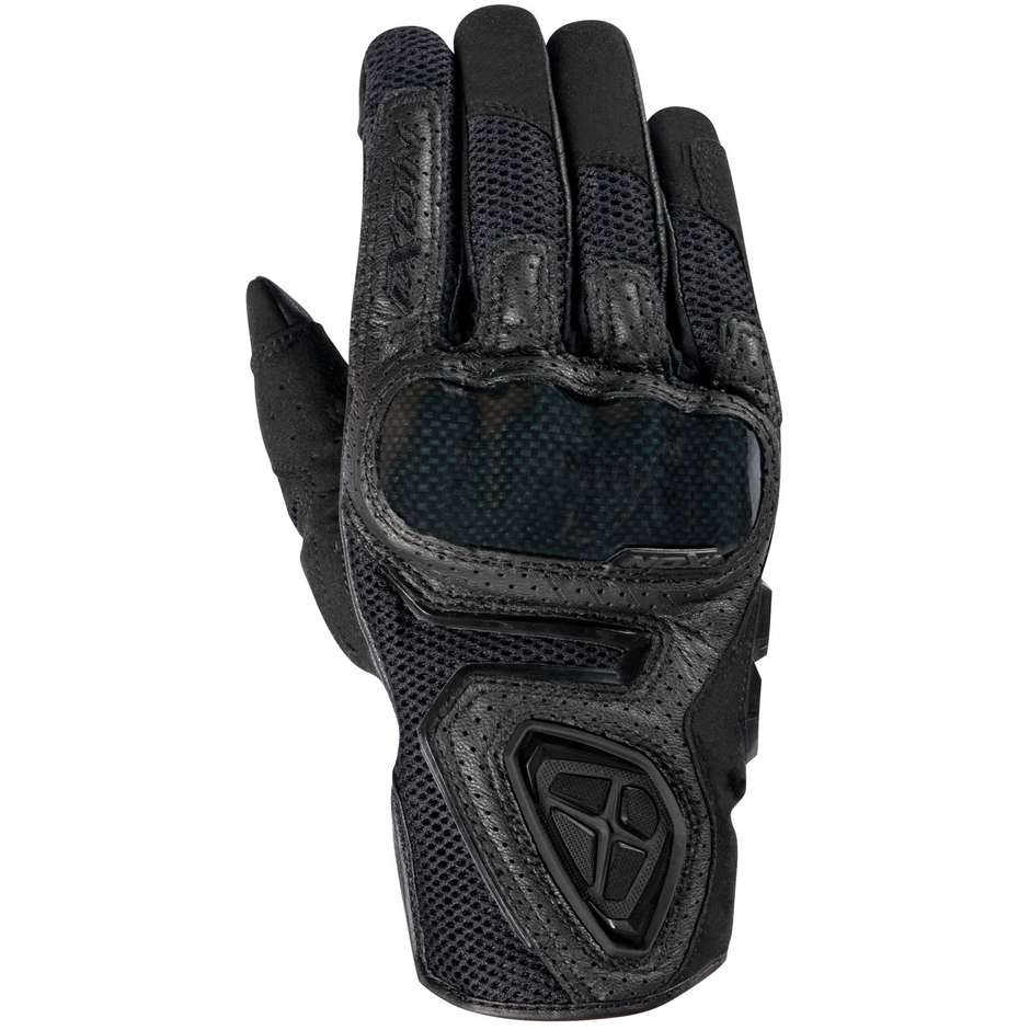 Ixon RS5 AIR Black Summer Leather Motorcycle Gloves
