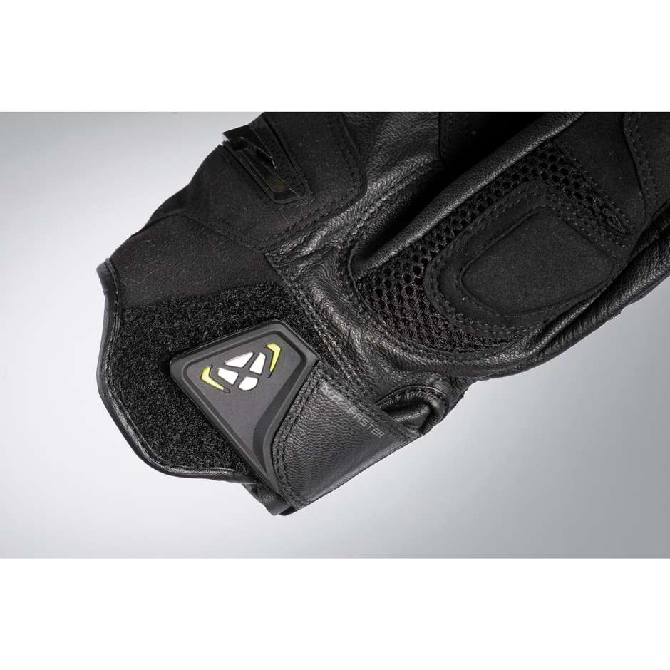 Ixon RS5 AIR Sommer Lederhandschuhe schwarz leuchtend gelb