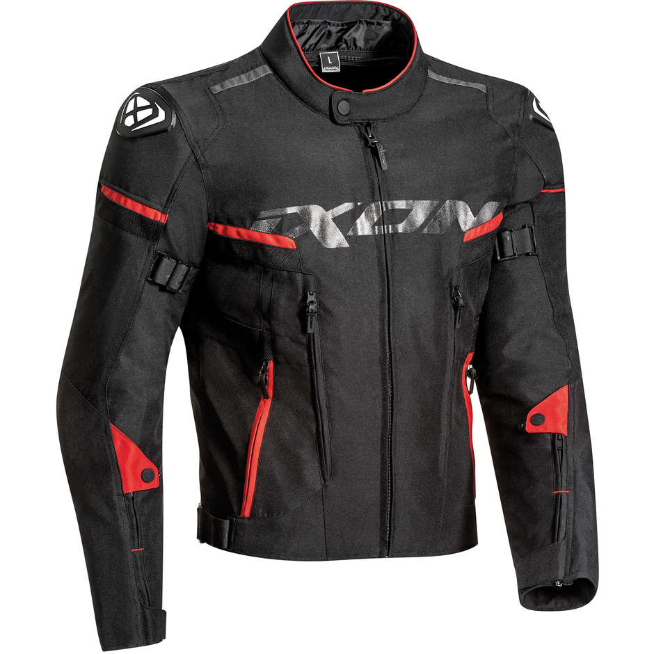 Ixon Sirocco Black Red 3 Layered Motorcycle Jacket