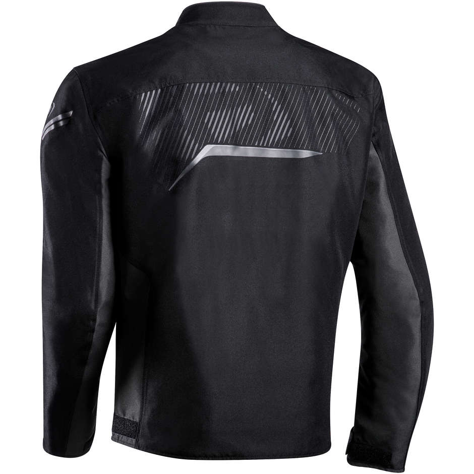 Ixon SLASH Black Anthracite Fabric Motorcycle Jacket