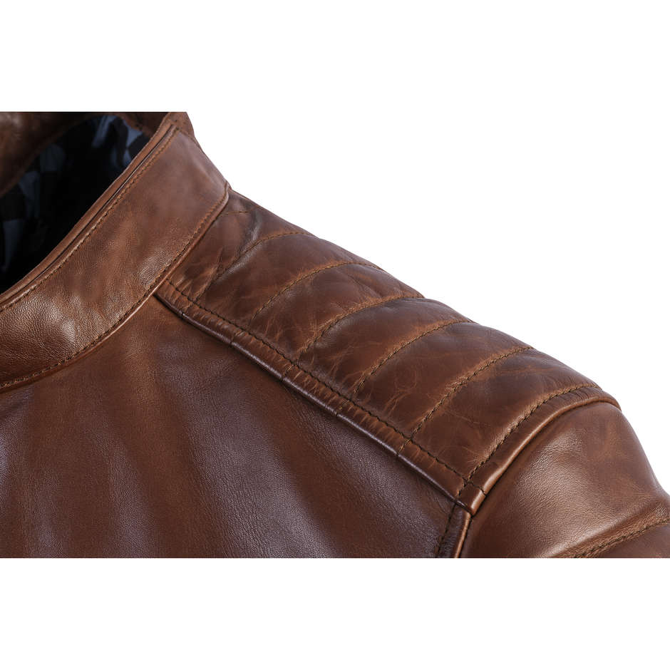 Ixon SPARK Camel Custom Leather Motorcycle Jacket