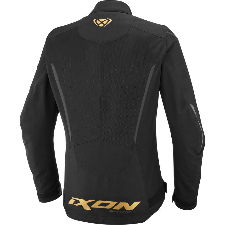 Ixon STRIKER 2 AIR WP L Black Gold Women's Motorcycle Jacket